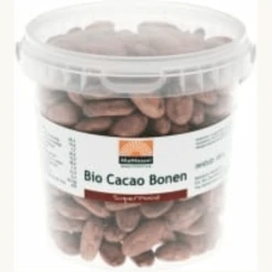 Mattisson Cacao nibs of Mattisson Cacao bonen Raw kunt u gebruiken om een heerlijke chocolade shake, chocolade repen of bonbons te maken. 450 gram