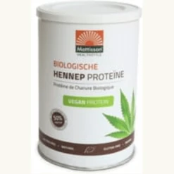 Vegan biologische hennep proteïne poeder