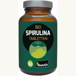 BIO Spirulina 400 mg 300 tabletten. fungeert als antioxidant, versterkt het immuunsysteem, bevordert de energievoorziening in de cellen en heeft een positief effect op de darmflora en de stofwisseling