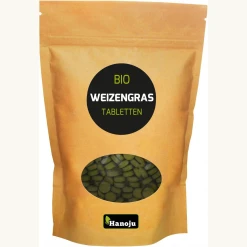 Biologische Tarwegras tabletten 2000 stuks