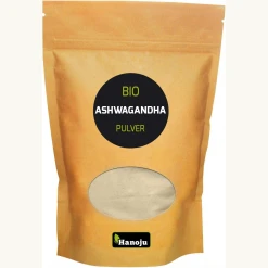 BIO Ashwagandha poeder 500 gram, speelt een belangrijke rol als versterkend middel in de Ayurvedische geneeskunde