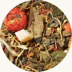 groen witte thee sinaasappel mango