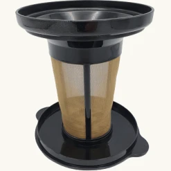 Dit herbruikbare, fijnmazige, theefilter groot is geschikt voor theepotten van 4 tot 10 kopjes.