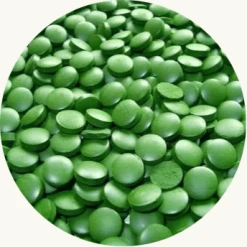 Brands of Nature Chlorella BIO. De tabletten zijn zuiver plantaardig en goed verdraagbaar. Ze bevatten geen dierlijke stoffen en geen kunstmatige toevoegingen. Ze zijn vrij van suiker, additieven, gluten, kunstmatige smaak- en kleurstoffen en conserveringsmiddelen.