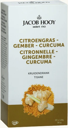 Jacob Hooy Kruidenthee Gember Curcuma 122025 1 Jacob Hooy Kruidenthee Gember Curcuma
