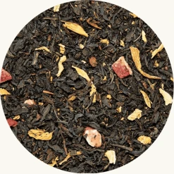 zwarte thee perzik aardbei