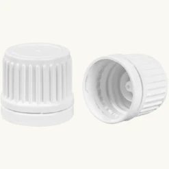 Dop met druppelaar wit 18mm