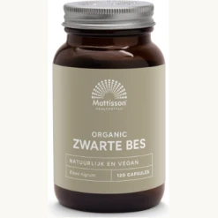 biologische zwarte bes capsules