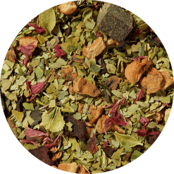 21628 Mate tea blend Mate Acai Herb Spice Tea Blends Tea rond