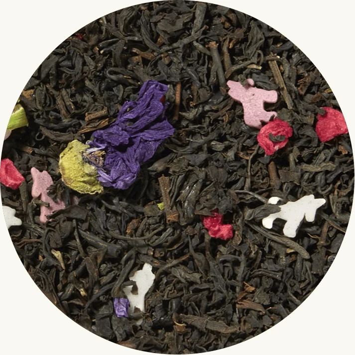 Zwarte thee Framboos Kers Cranberry