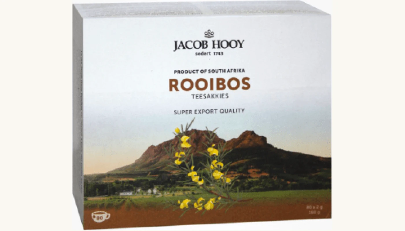 Jacob Hooy Rooibos 80 sakkies