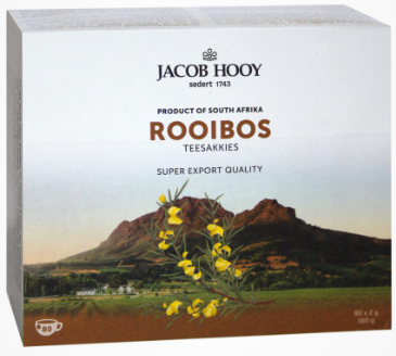 Jacob Hooy Rooibos 80 sakkies