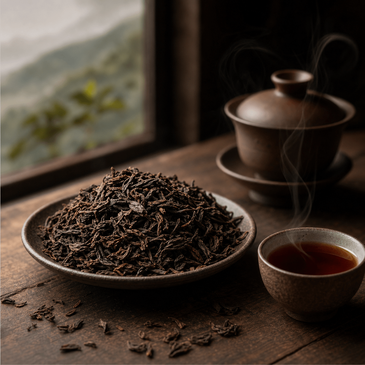 Pu-erh thee Yunnan 1 Pu-erh thee Yunnan